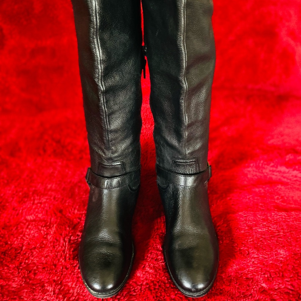 Ralph Lauren McCloud bootstrap and buckle boots. Size 7